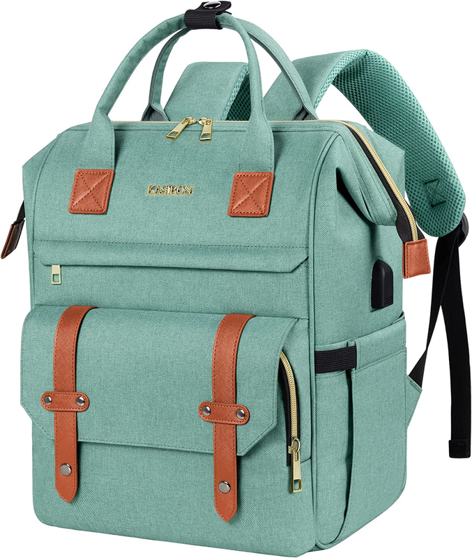 Travel Laptop Backpack for Women Men, Extra Large Wide Top Open College School W