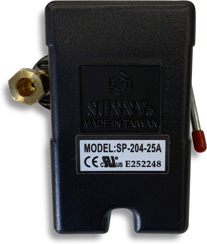 Pressure Switch 25A 95-125PSI for Air Compressor Unloader Lever