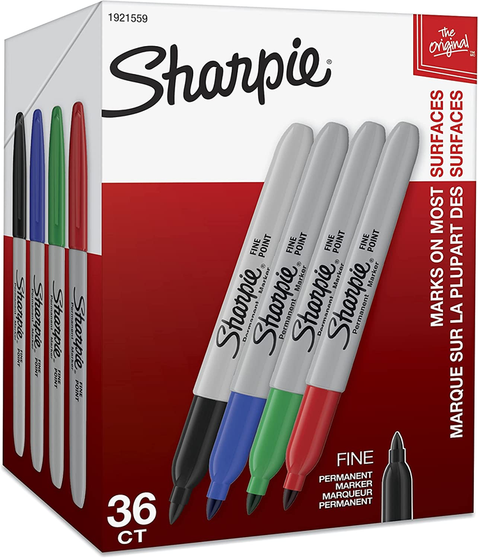 SHARPIE Permanent Markers, Fine Tip Marker Set, Stocking Stu