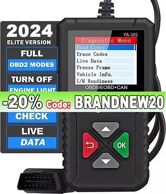 KINGBOLEN OBD Code Reader OBD2 Car Scanner Check Engine Fault Diagnostic Tool