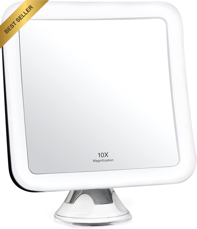10X Magnifying LED Light Mirror 6.5