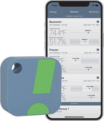 Smart Indoor/Outdoor Thermo-Hygrometer with Real-Time Alerts and Data Logging