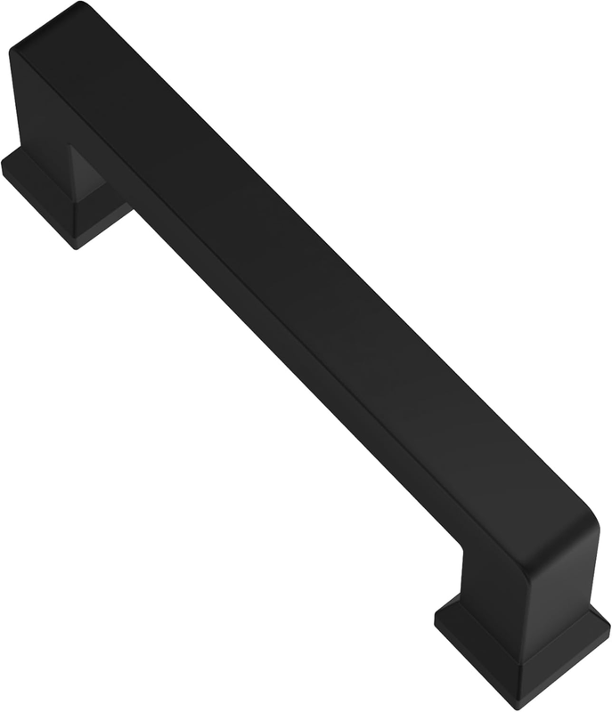 20 Pack Matt Black Cabinet Pulls, 3-1/4 Inch(82.5Mm) Hole Centers Modern Cabinet Handles Kitchen Pulls for Cabinets and Drawer AL3043MB