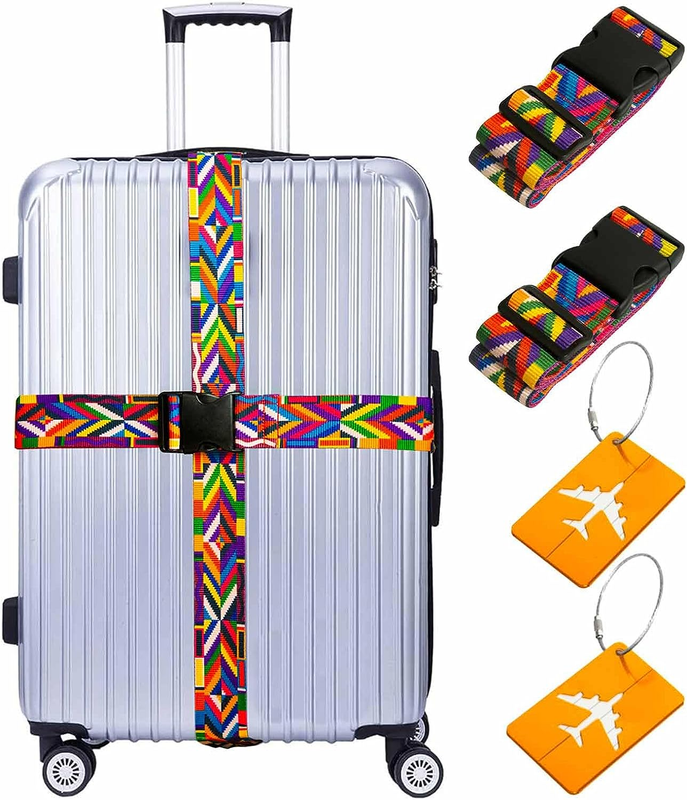 Straps With Personalized Cinch Travel Belt & Clips (cai)