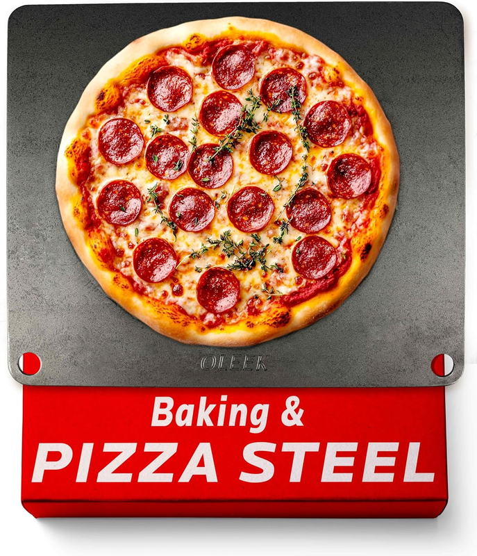 Pizza Steel Sheets for Oven - Metal Baking Steels Sheets for Oven - Pizza Steel 16X13.4 Inches - Steel Pizza Stone for Oven - Baking Steels Pro Pizza - Baking Stone for Oven