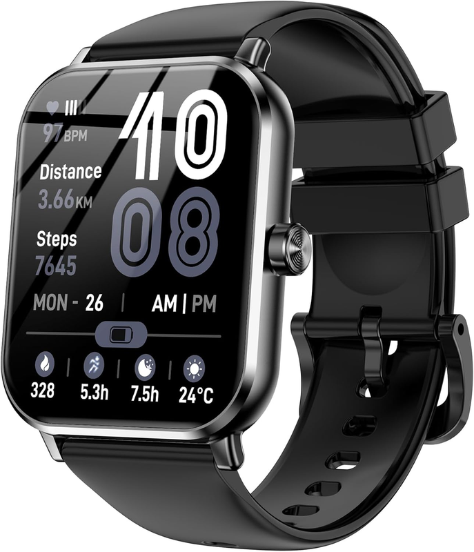 Smart Watch HD Touch Screen Smartwatch with Bluetooth Call 5 ATM Waterproof