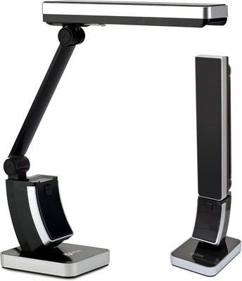 OttLite 13W Slimline Desk Lamp - Home, Office, Bedroom, or Reading Black 