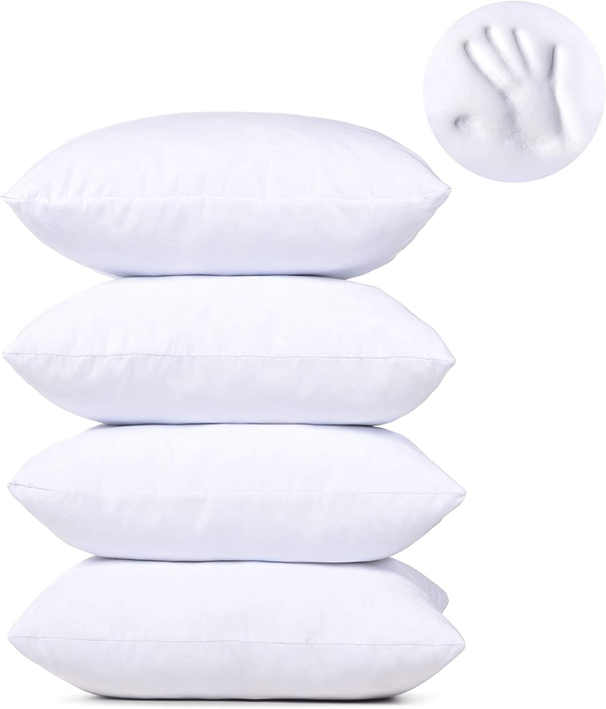 Pillow Inserts Shredded Memory Foam Cushion Firm & Plush Dec