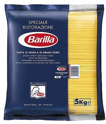 Barilla Basta Nudeln Spaghettini Nummer 3 Hartweizennudeln 5000g