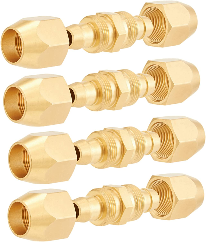 Brass Air Reusable Hose Splicer Repair Kit for 3/8 Inch ID Polyurethane Hose