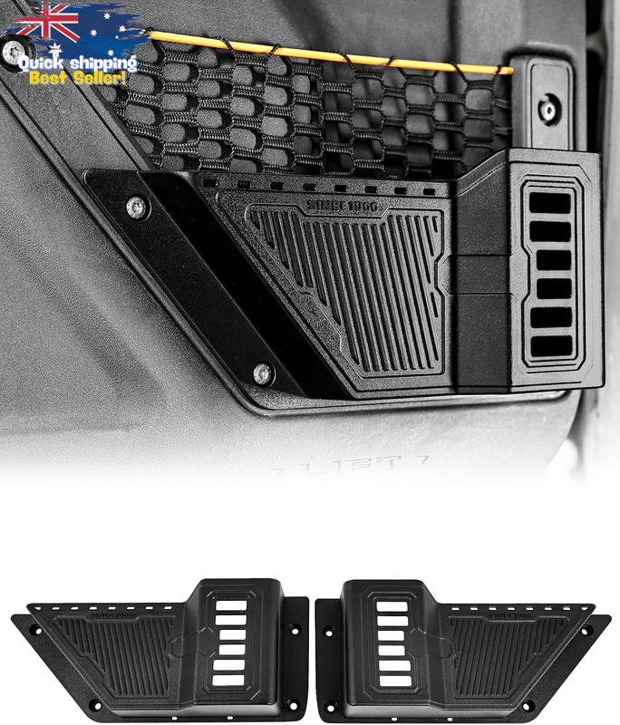 2021-2026 Ford Bronco 4-Door Front Door Storage Pockets Organizer Box Cup Holder