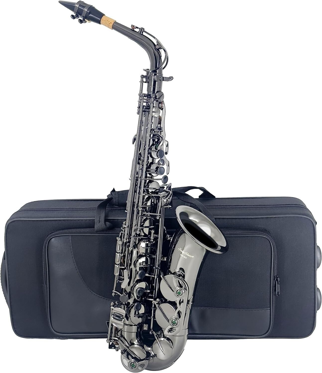 Jody Blues JAS802 Alto Saxophone E Flat Black Lacquered Jody Blues JAS802 Alto Saxophone E Flat Black Lacquered