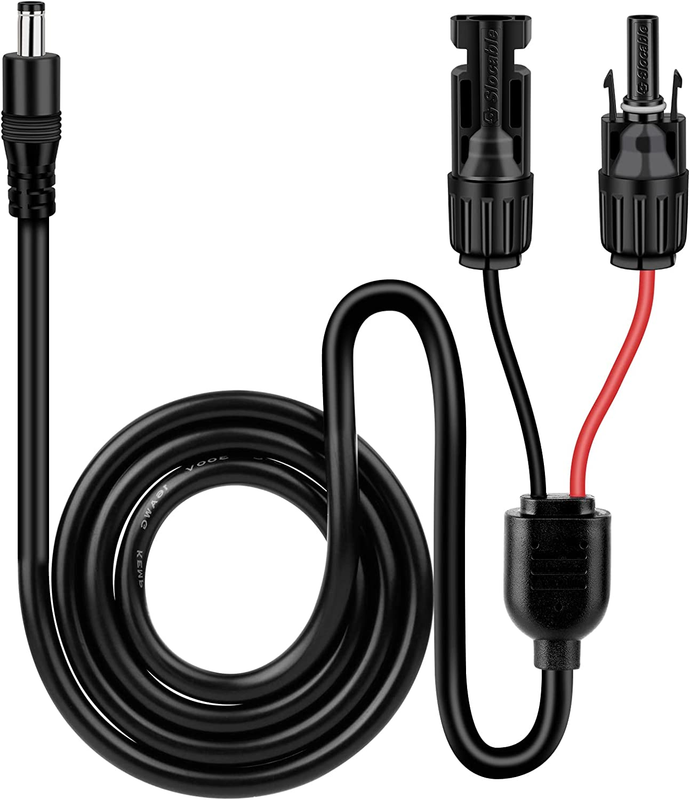 Solar Panel Connector to Dc Adapter Extension Cable16AWG Heavy Duty - 3.3 Feet