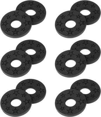 Locks Premium Strap Blocks Guitar Protector Black, 6pair