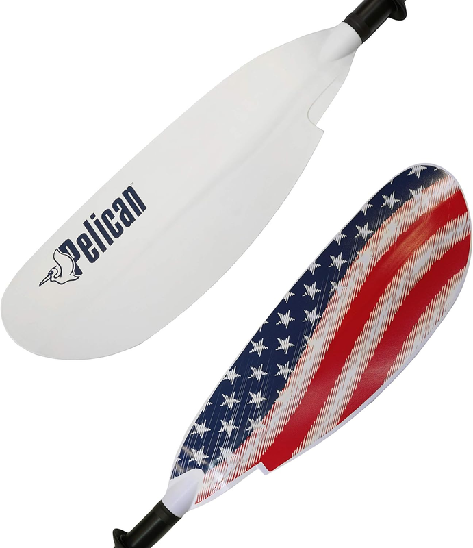 Poseidon Paddle 89 in - Aluminum Shaft with Reinforced Fiberglass Blades - Light