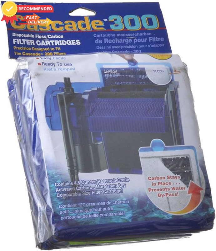 Penn Plax Cascade Hang-On Filter Replacement Cartridges 3-Pack CPF5C3