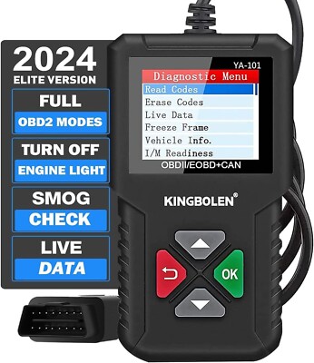 Automotive OBD2 Scanner OBDII Code Reader Check Engine Fault Car Diagnostic Tool