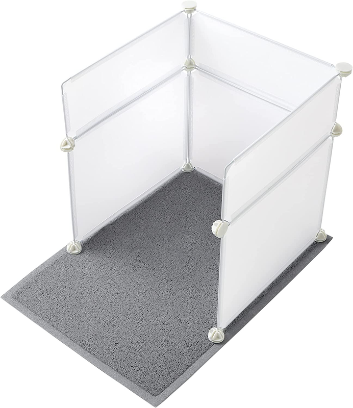 Enclosure Splash Guard Large L18×w18×h20 In With Cat Litter Mat E