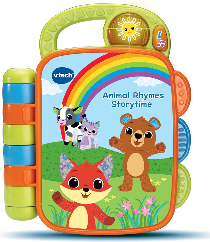 VTech Baby Animal Rhymes Storytime Book Interactive Musical Lights Songs Toy