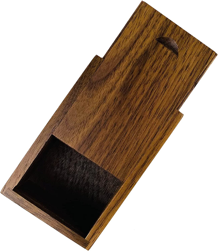 With Sliding Lid Walnut Wood Gift Box With Slide Top Ideal Gift