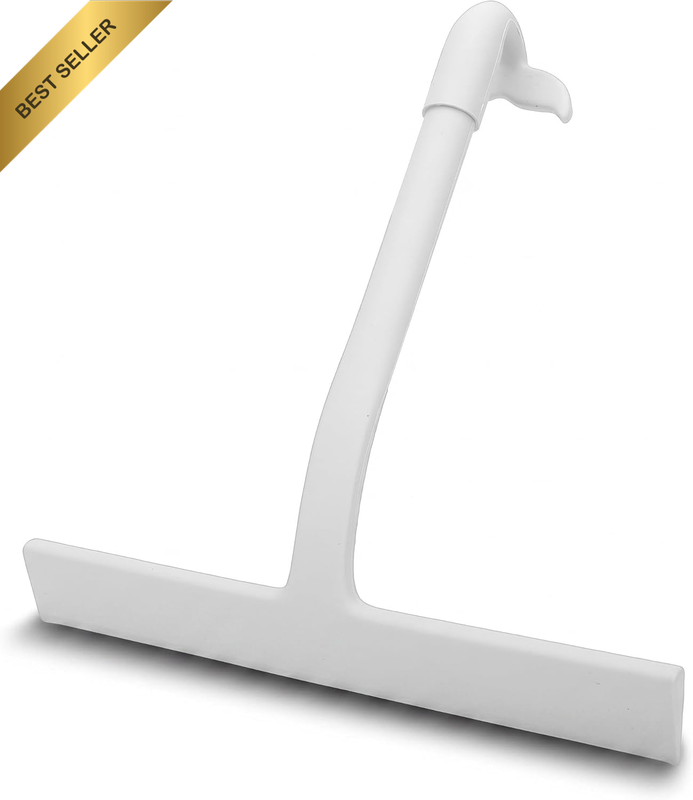 Shower Squeegee, Silicone Shower Squeegee Window with Built in Hook, Ergonomic G