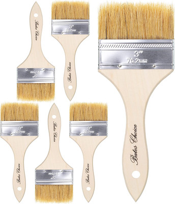 Bates- Chip Paint Brushes, 3 Inch, 6 Pack, Chip Brush, Brushes for Painting, Pai