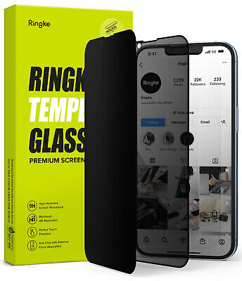 For iPhone 14 Plus [Privacy Glass] Ringke Screen Protector Glass Anti-Spy