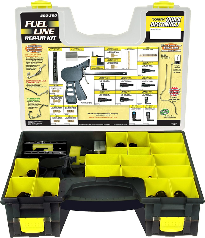 Nylon Fuel Line Repair Kit 104 Piece Universal Fit