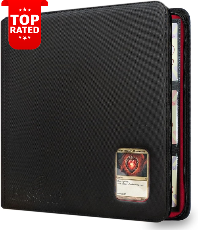 Trading Card Binder 720 Pockets Album PU Sleeves for Sports Game Business Photos