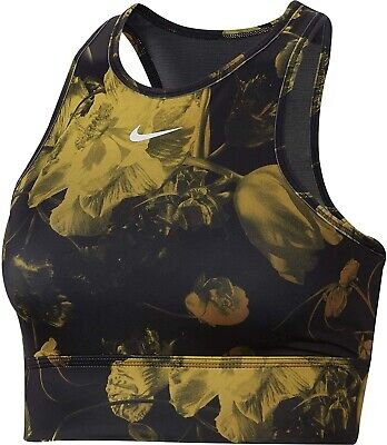 Nike Women's Floral Mid Support Sports Bra CD6780-790 New Size XS