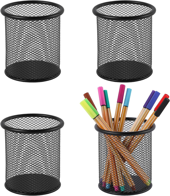 Holder Metal Pen Holder For Desk Office Black Pen Holder