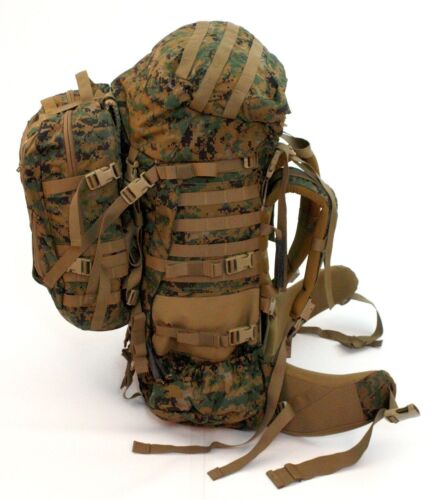 USMC Marpat ILBE Main Backpack Lid Large Pack Waist Hip belt USMC Marpat ILBE Main Backpack Lid Large Pack Waist Hip belt