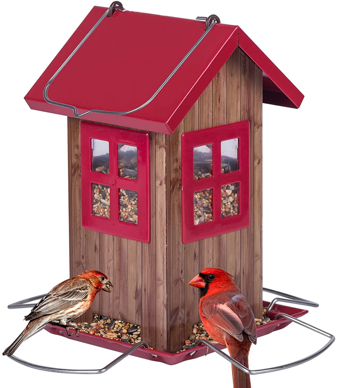 S For Outside Hanging Metal Bird Feeder With ...