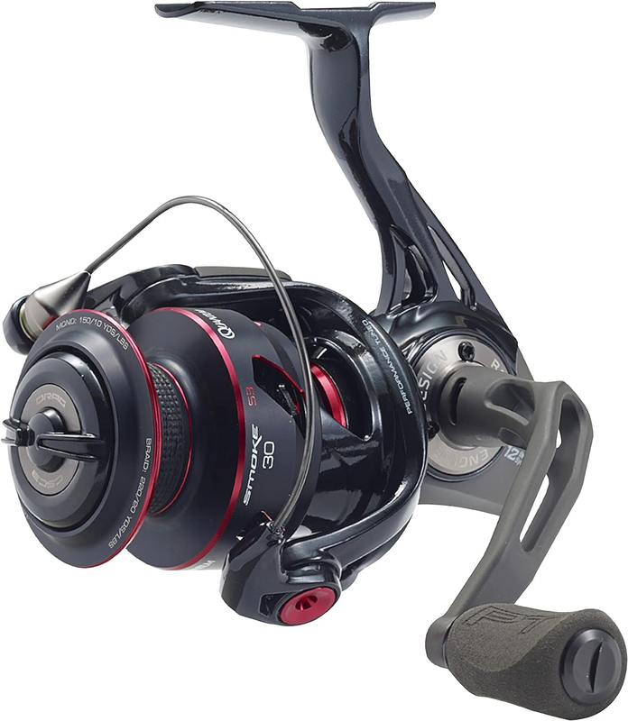 Smoke Spinning Fishing Reel, Changeable Right- or Left-Hand 