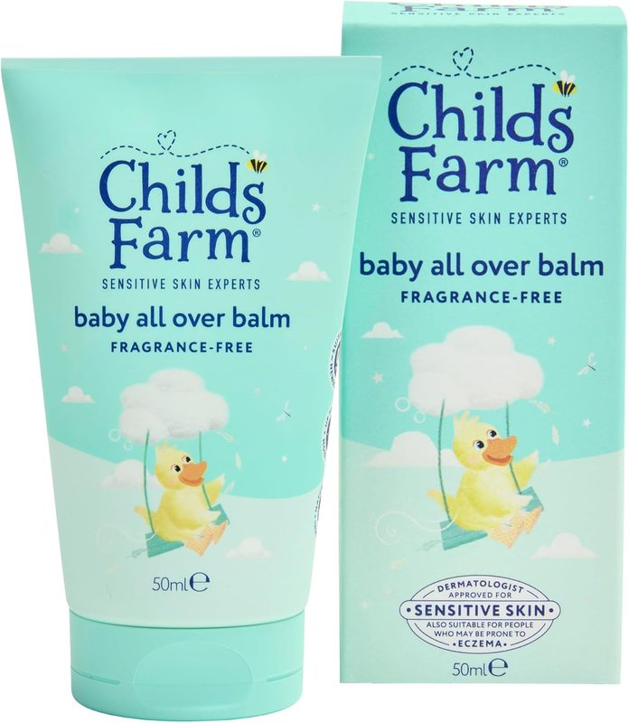 Baby Moisturising Balm Childs Farm Fragrance Free Newborn Sensitive Skin Care 50