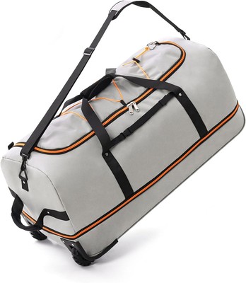 CONTAIL 32 110L Expandable 140L Foldable Rolling Duffle Bag with 2 Grey 