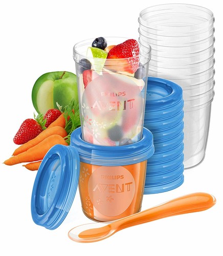 Philips Avent SCF721/20 Aufbewahrungssystem für Babynahrung, 20er Pack