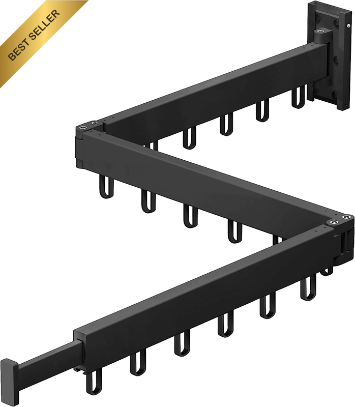 Clothes Drying Rack,Laundry Drying Rack Wall Mount,Space Saver Clothes Rack,Retr