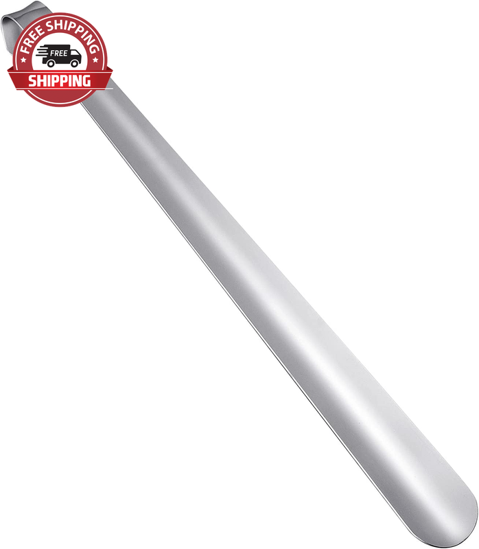 - 16.5 Inch Heavy Duty Stainless Steel Shoehorn, Shoe Horn