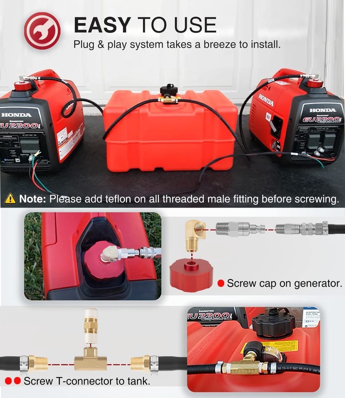 HND1.2CD Bergs II Dual System for Honda EU2200 EU2000 EU1000 Polaris Champion