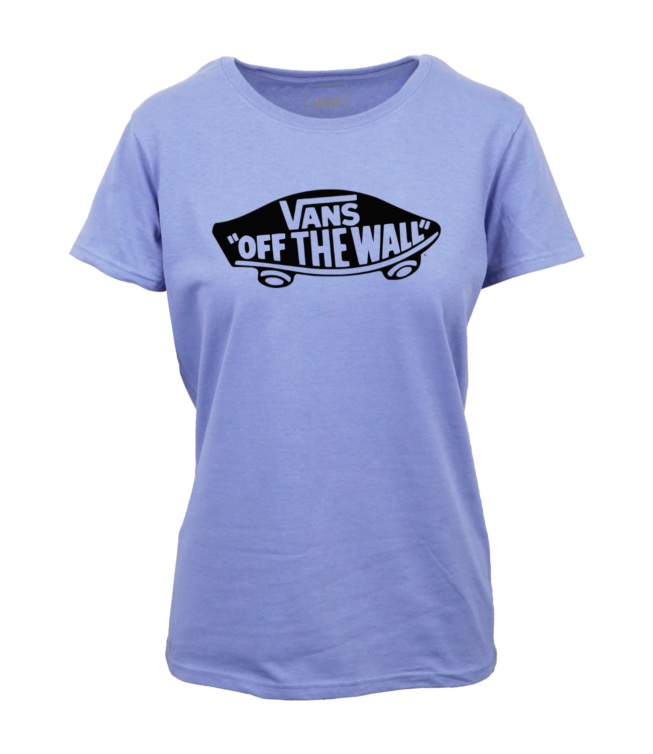 ФУТБОЛКА ДЛЯ СКЕЙТБОРДИНГА VANS WOMEN OFF THE WALL ФИОЛЕТОВОГО ЦВЕТА