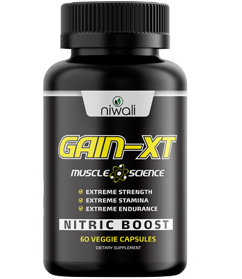 Gain XT Nitric Oxide Supplement for Muscle Growth Amino Acids Support stamina