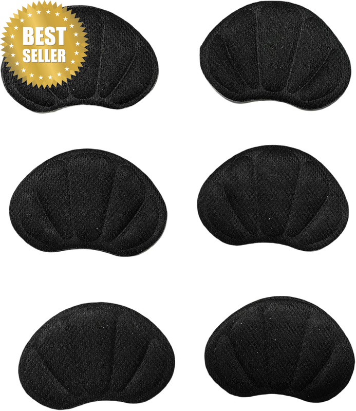 6 Pcs Unisex Heel Protectors for Loose Shoes, Heel Cushion with Self-Adhesive Pa