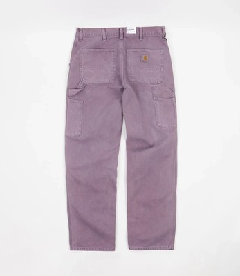 Carhartt WIP Double Knee Pant I029196 Razzmic Faded W32 L32