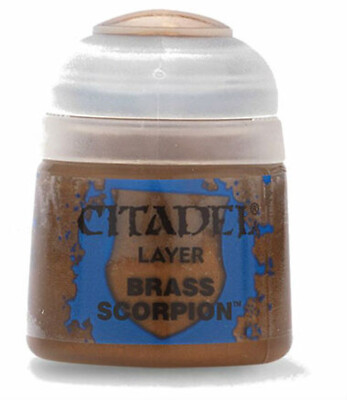 Citadel Layer Paint: Brass Scorpion (12ml) Games Workshop GWS22-65