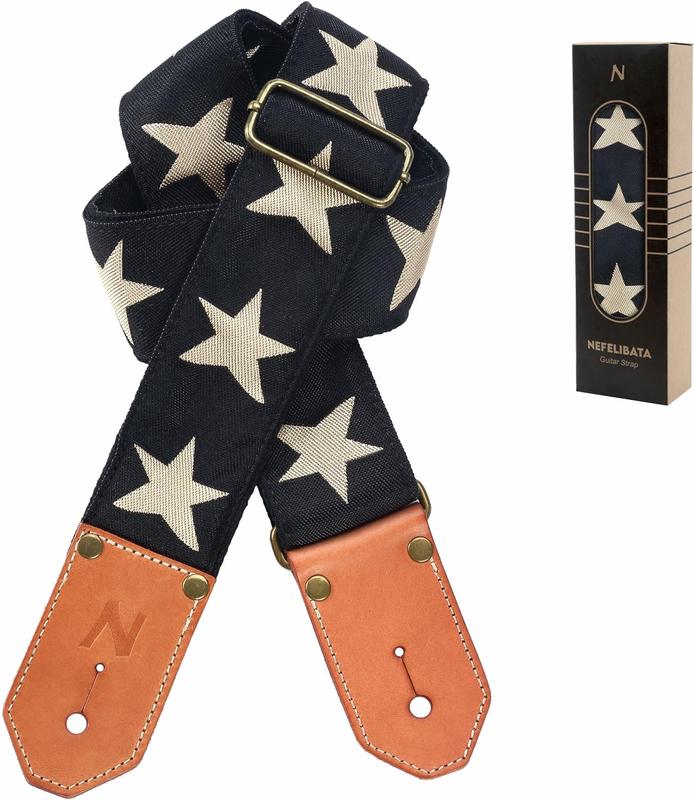 -cotton Guitar Straps With Thicked First Layer Vegetable