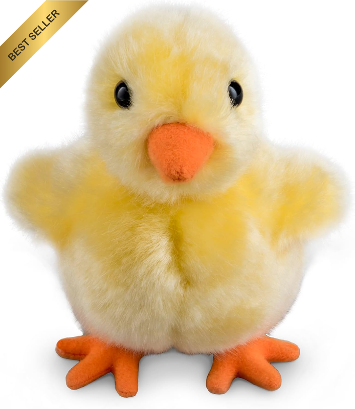 Chick Soft Toy - Yellow Fluffy Plush Bird