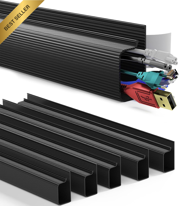 94.2In Cable Management under Desk, Safe & Tidy under Desk Cable Management for