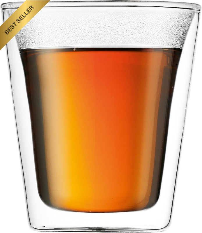 Double Wall Glass, Canteen 2 Pcs, 200Ml, 10109-10