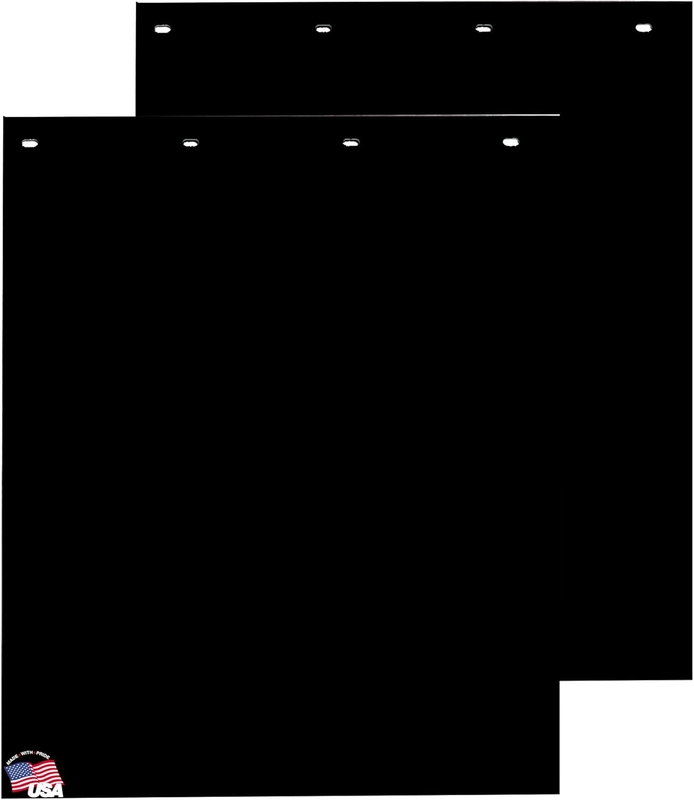 Buyers Products RC30PPB 24 X 30 Inch Black Polymer Mud Flaps, 2 Pack